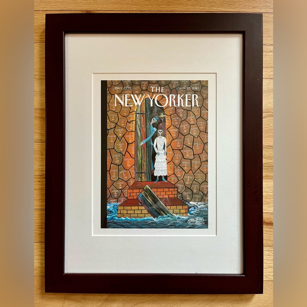 Framed New Yorker Print - The Resurrection of the Dead Frantz Zephirin